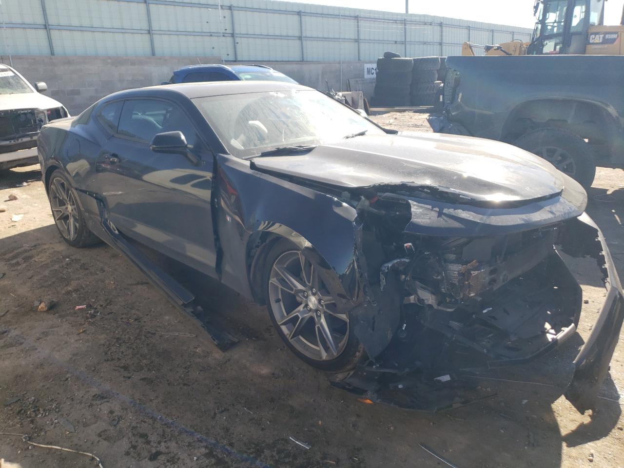 2020 Chevrolet Camaro VIN 1G1FD1RX0L0104439 Copart auction photo, front end / side damage thumbnail 4
