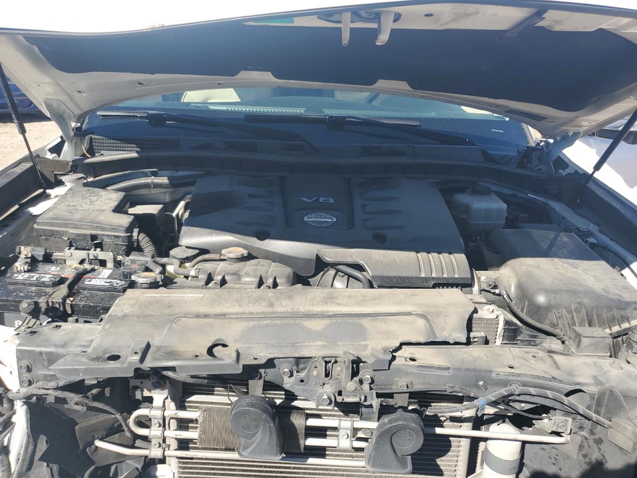 2020 Nissan Armada VIN JN8AY2NE0L9780356 Copart auction photo, front end damage thumbnail 13