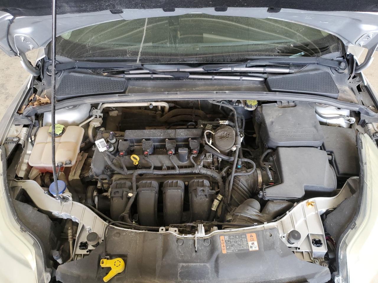 2014 Ford Focus VIN 1FADP3K26EL443794 Copart auction photo, front end / side damage thumbnail 11