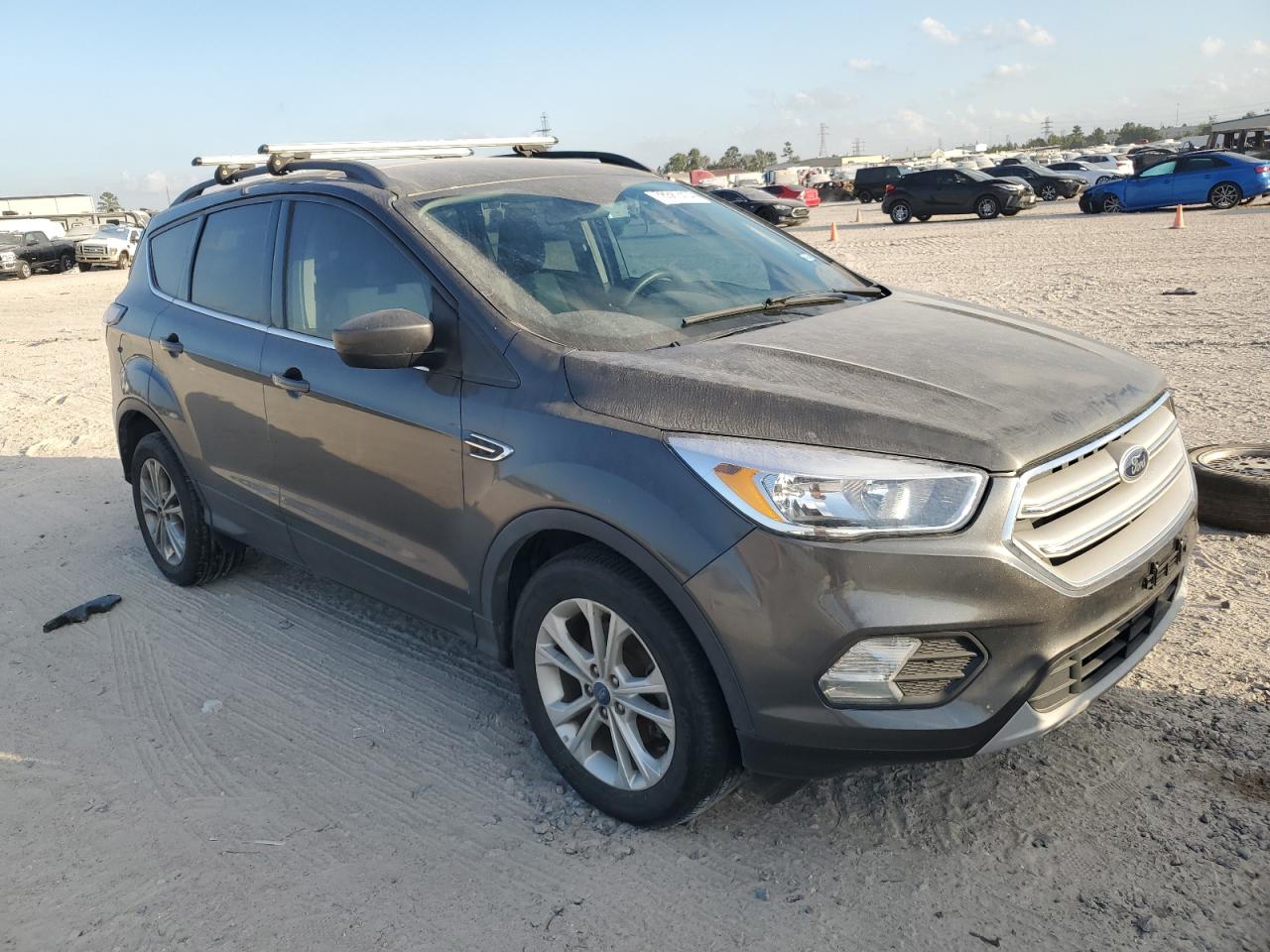 2018 Ford Escape VIN 1FMCU0GD2JUC49321 Copart auction photo, normal wear damage thumbnail 4