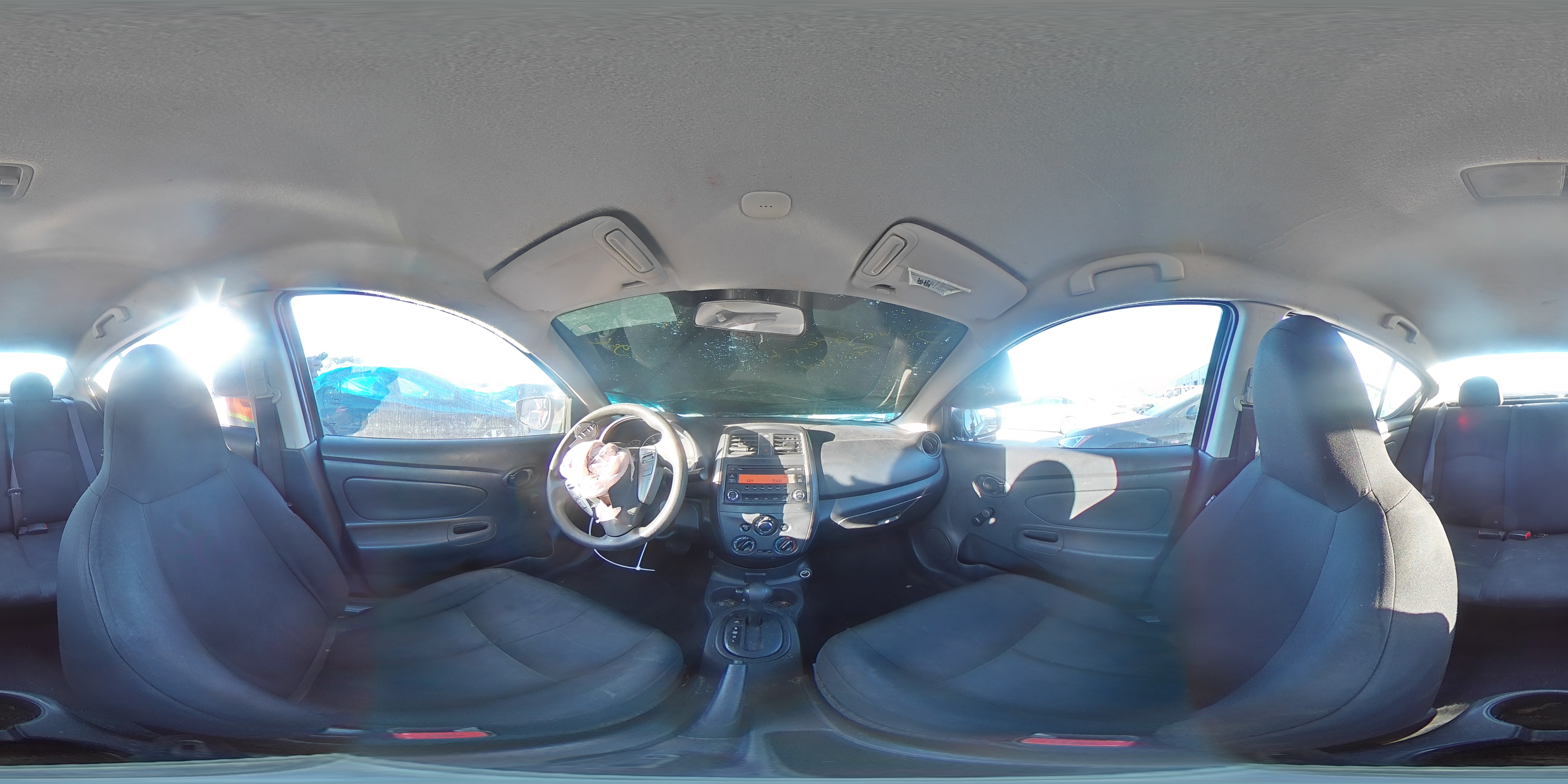 2017 Nissan Versa VIN 3N1CN7AP6HL807563 Copart auction photo, all over damage thumbnail 12