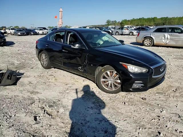 2014 Infiniti Q50 VIN JN1BV7AR2EM700900 Copart auction photo, all over damage thumbnail 10