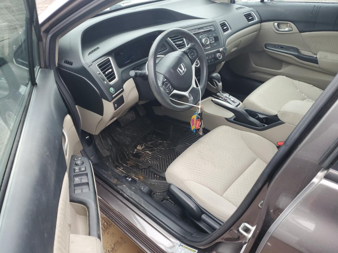 2014 Honda Civic VIN 19XFB2F58EE226224 Copart auction photo, rear end damage thumbnail 8