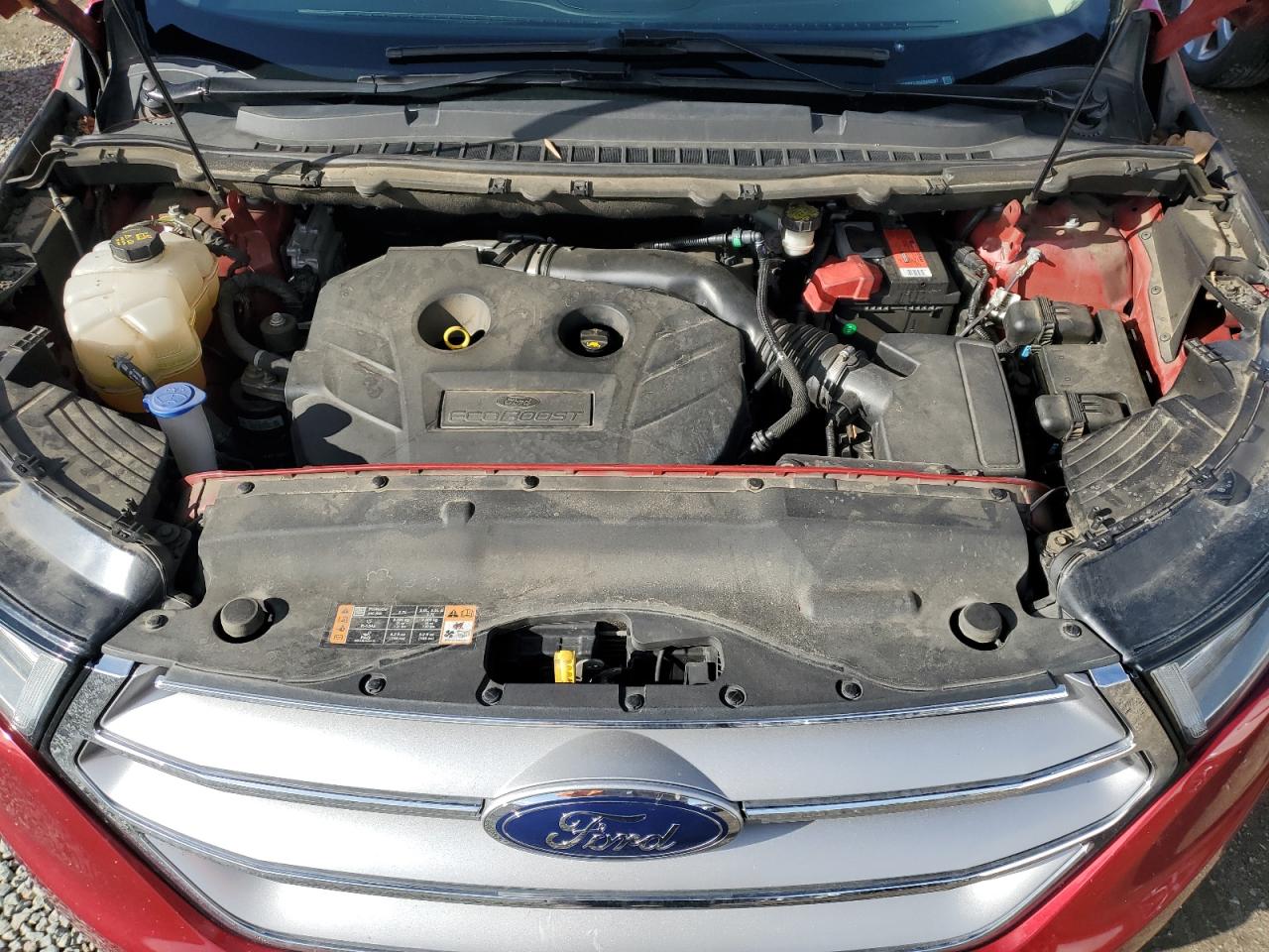 2016 Ford Edge VIN 2FMPK3J95GBB89207 Copart auction photo, rear end damage thumbnail 12