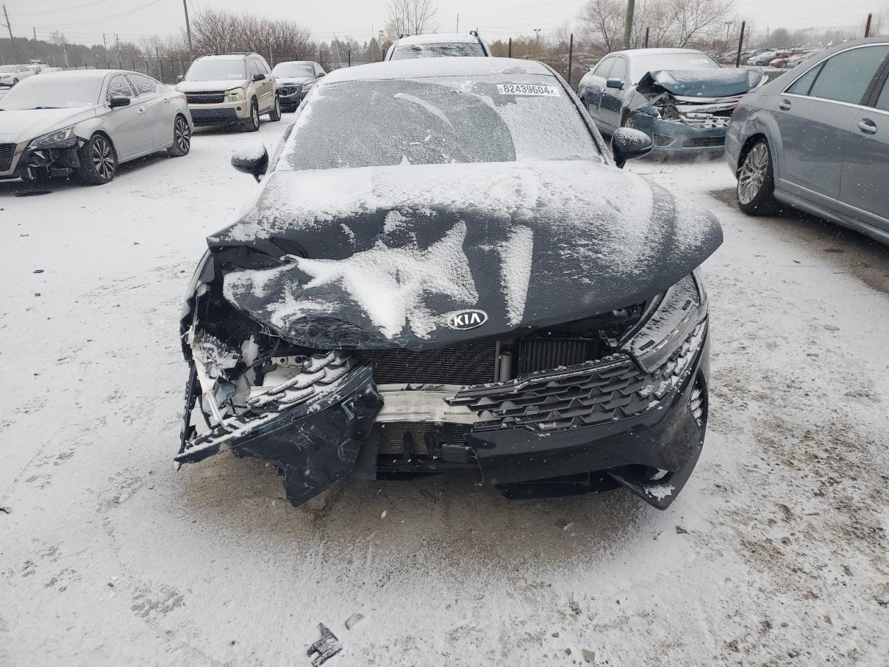 2021 KIA K5 VIN 5XXG34J28MG003911 Copart auction photo, front end / minor dent/scratches damage thumbnail 5