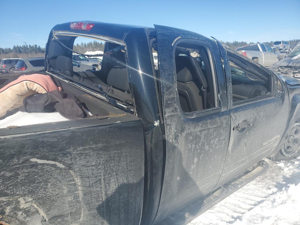 2013 Chevrolet Silverado VIN 1GCRKSE72DZ258363 Copart auction photo, rollover damage thumbnail 10