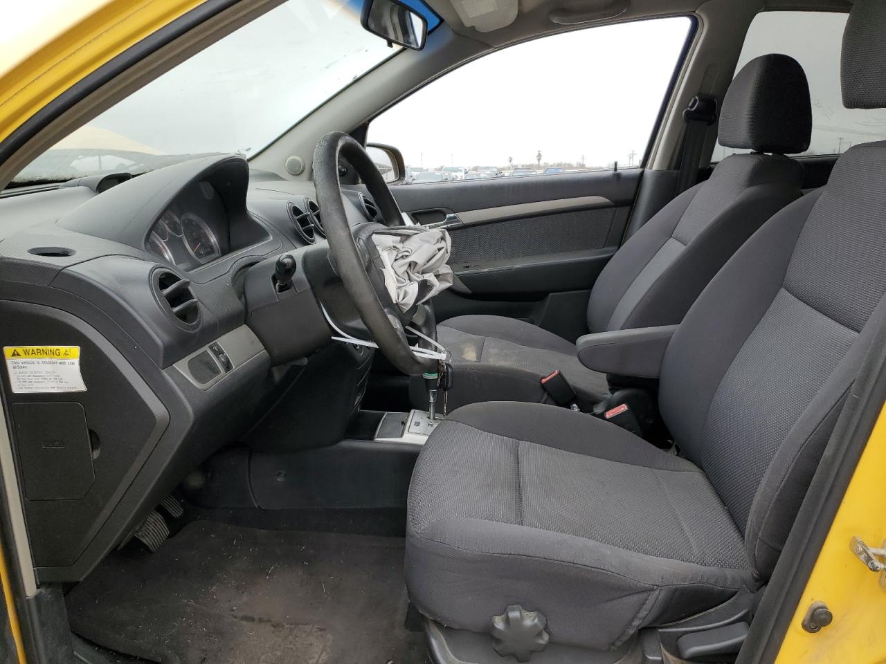 2009 Chevrolet Aveo VIN KL1TD56E49B351794 Copart auction photo, rear end / front end damage thumbnail 7