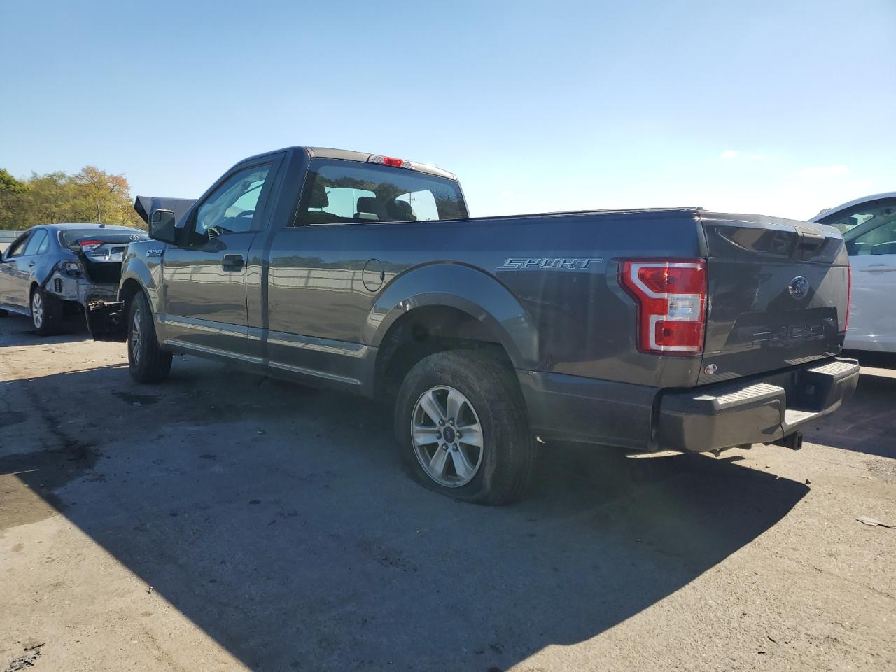 2018 Ford F-150 VIN 1FTMF1CB6JKE11542 Copart auction photo, front end damage thumbnail 2