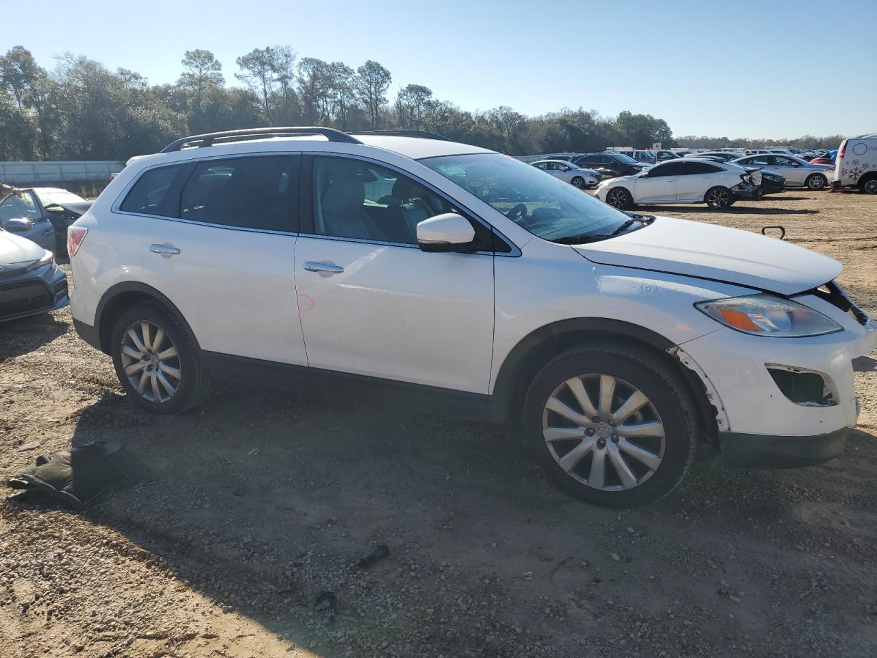 2010 Mazda CX-9 VIN JM3TB3MA2A0219921 Copart auction photo, front end / minor dent/scratches damage thumbnail 4