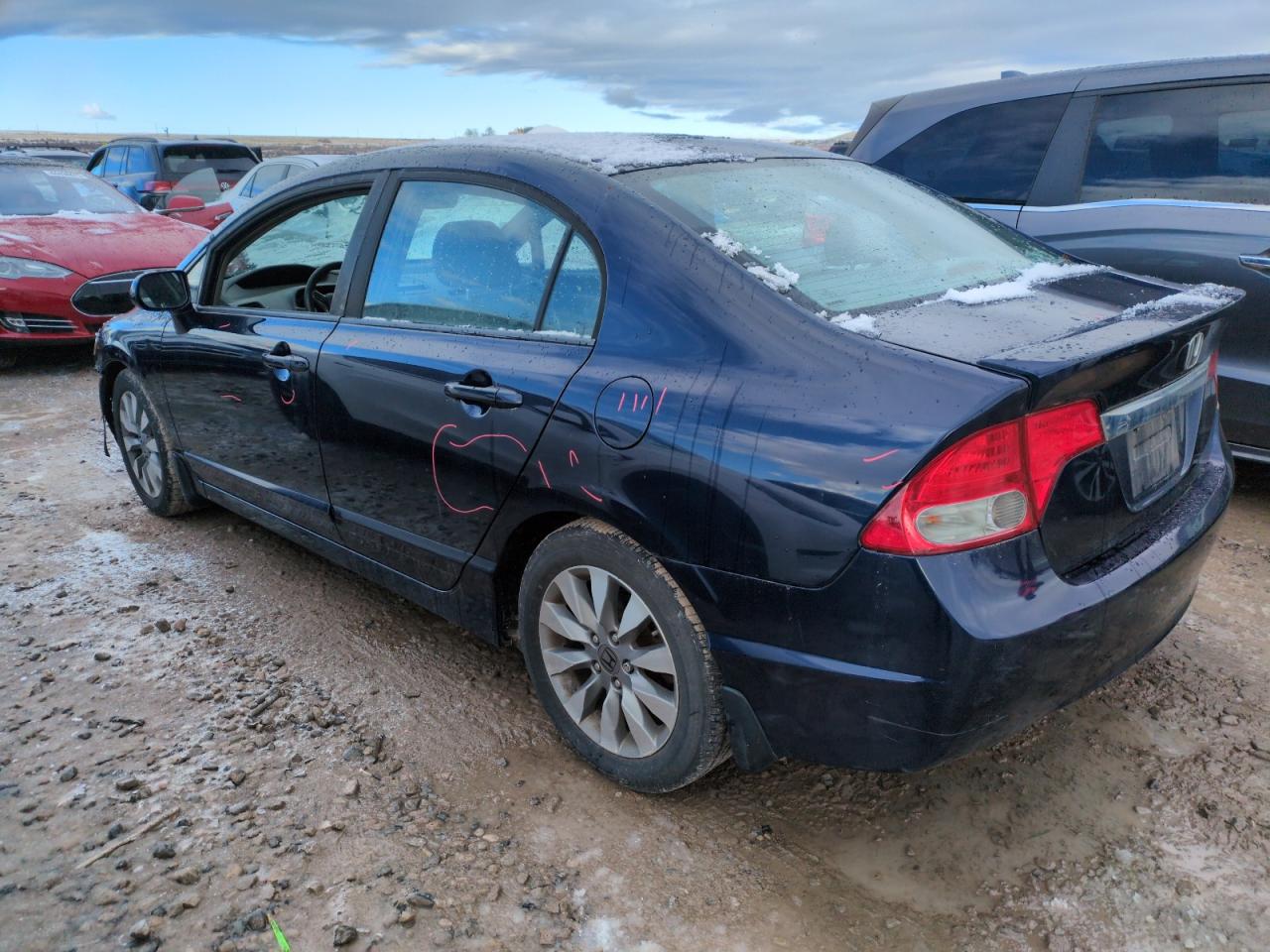 2010 Honda Civic VIN 19XFA1F84AE027723 Copart auction photo, front end / side damage thumbnail 2