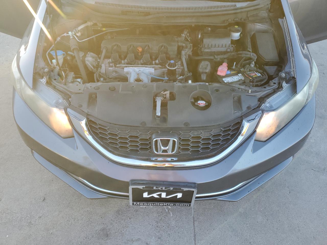 2014 Honda Civic VIN 19XFB2F50EE041570 Copart auction photo, rear end / hail damage thumbnail 12