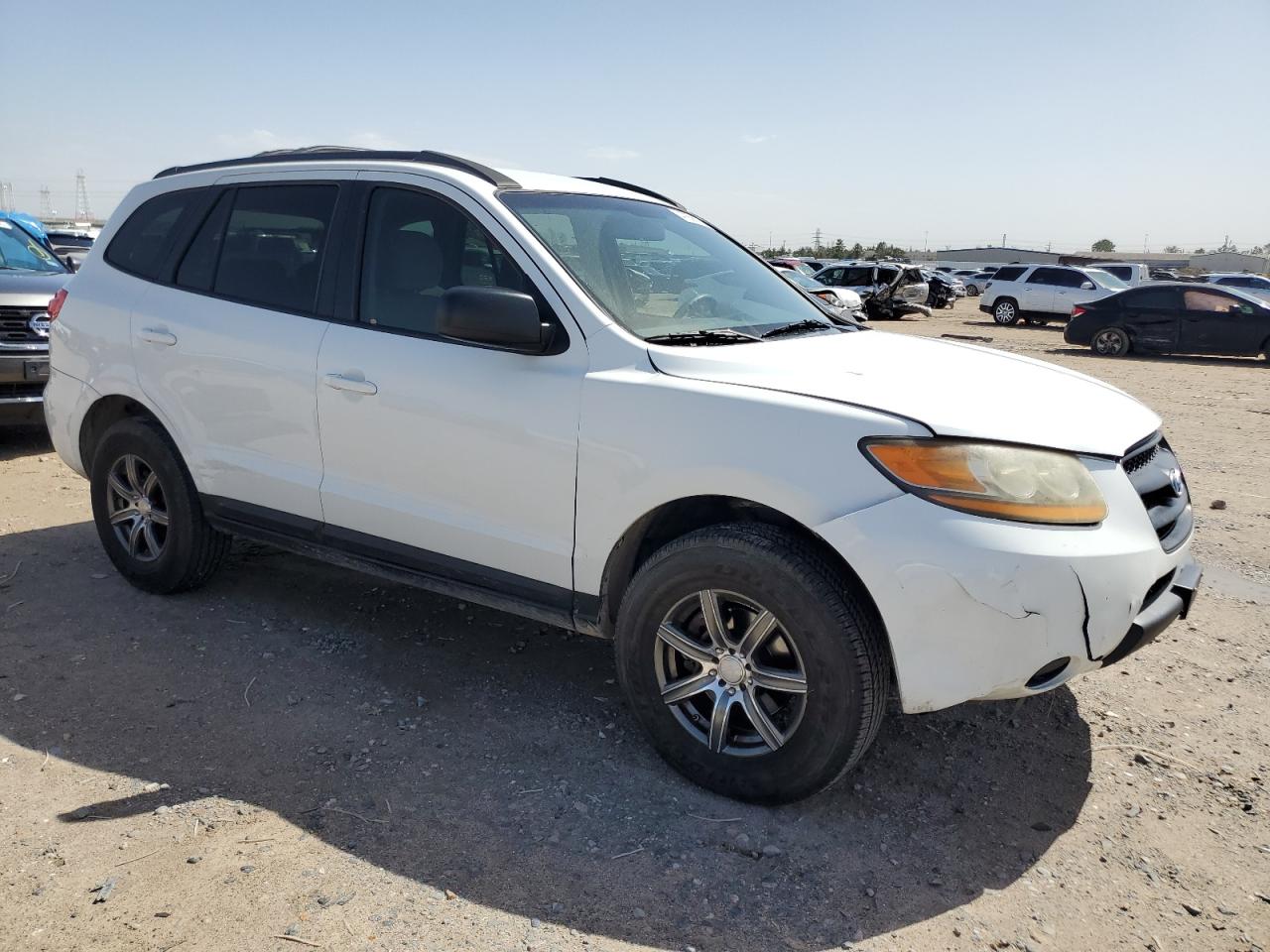 2009 Hyundai Santa Fe VIN 5NMSG13DX9H301719 Copart auction photo, front end / minor dent/scratches damage thumbnail 4