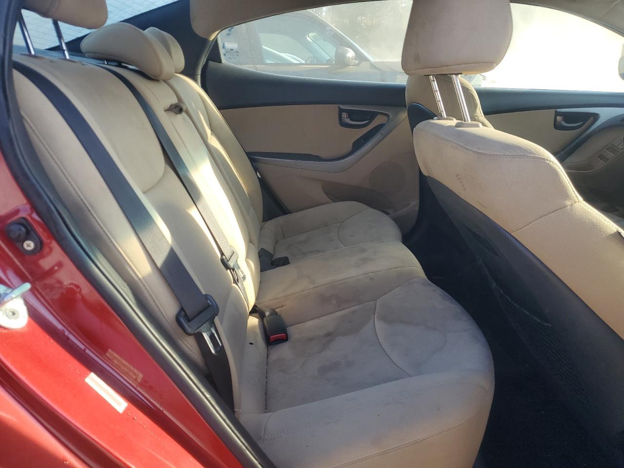 2012 Hyundai Elantra VIN KMHDH4AE5CU246921 Copart auction photo, vandalism damage thumbnail 11