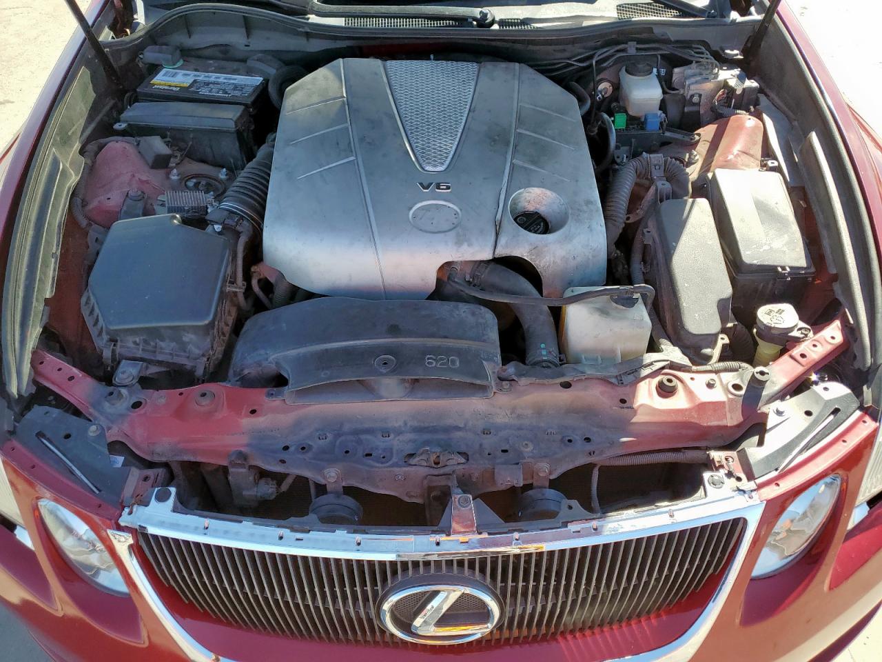 2007 Lexus GS VIN JTHBE96S470012491 Copart auction photo, side / rear end damage thumbnail 11
