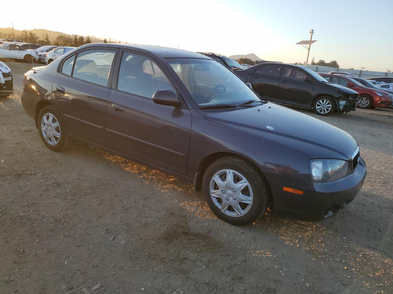 2002 Hyundai Elantra VIN KMHDN45D02U427787 Copart auction photo, minor dent/scratches damage thumbnail 4