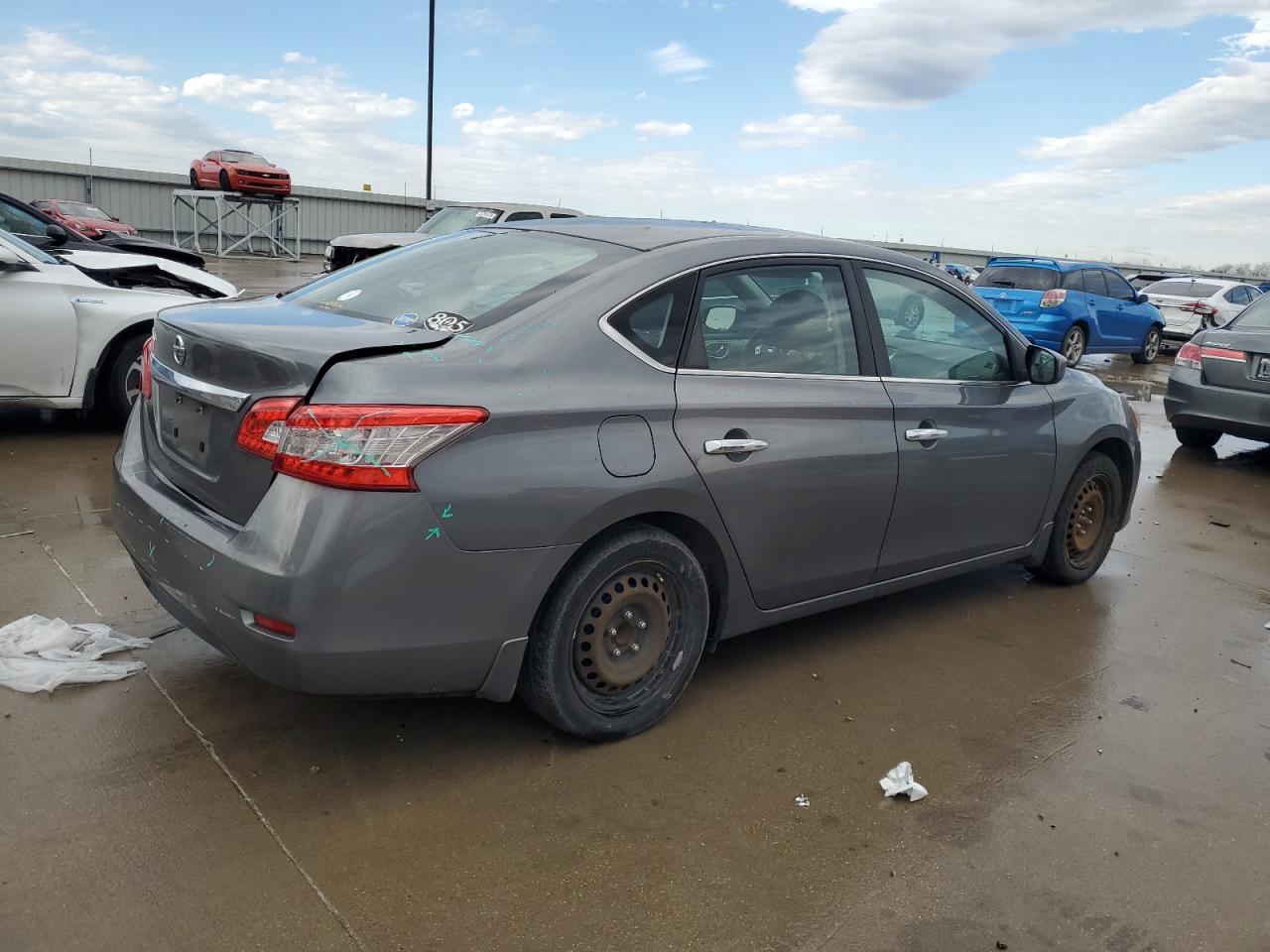 2015 Nissan Sentra VIN 3N1AB7AP3FY286687 Copart auction photo, all over damage thumbnail 3