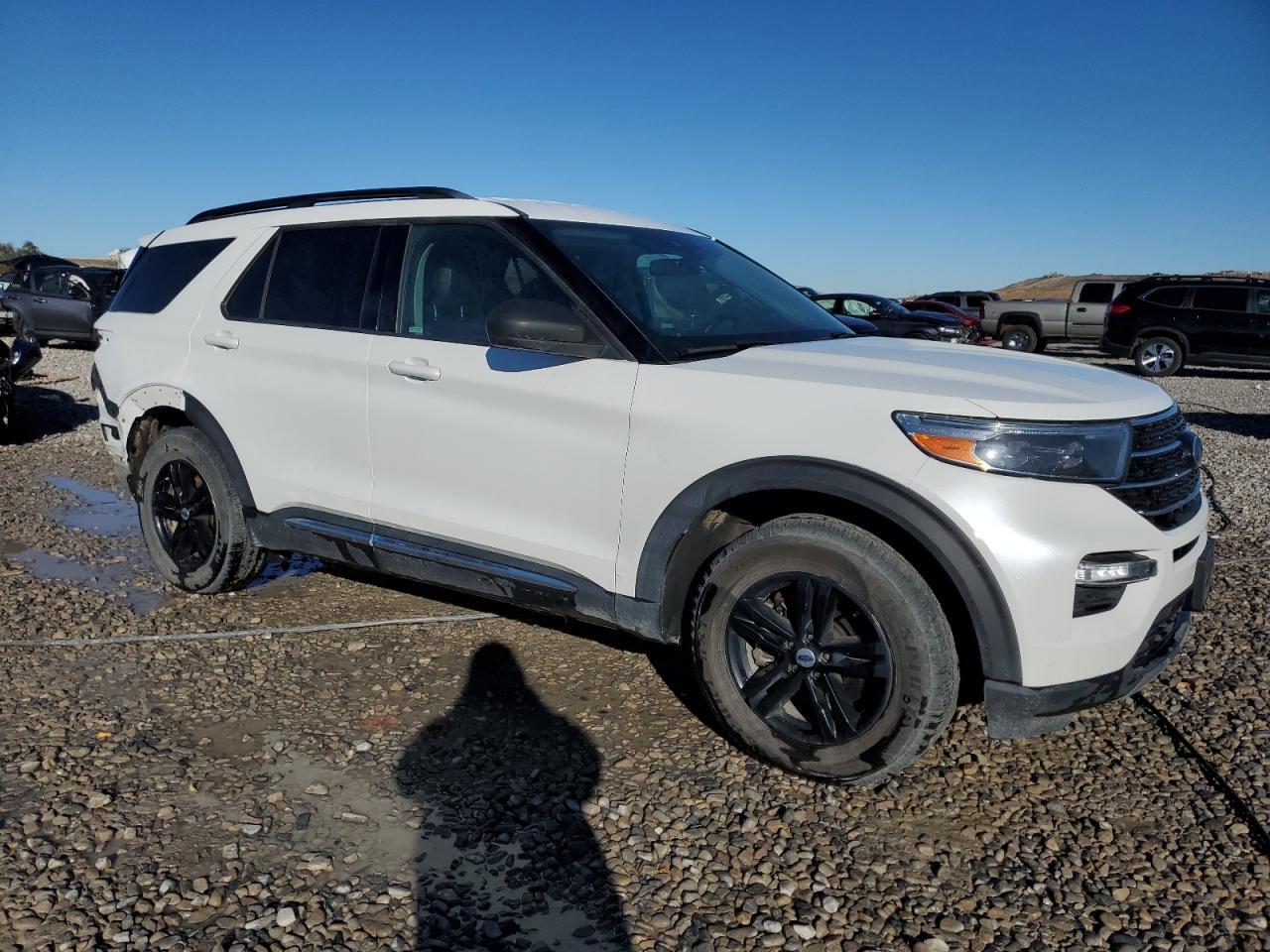 2021 Ford Explorer VIN 1FMSK8DH5MGA24076 Copart auction photo, rear end damage thumbnail 4