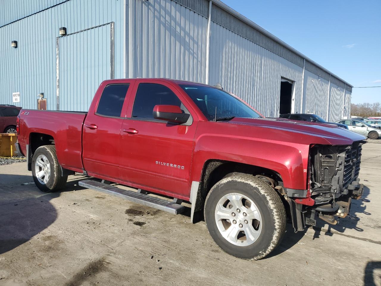 2018 Chevrolet Silverado VIN 1GCVKREC6JZ185000 Copart auction photo, front end / side damage thumbnail 4