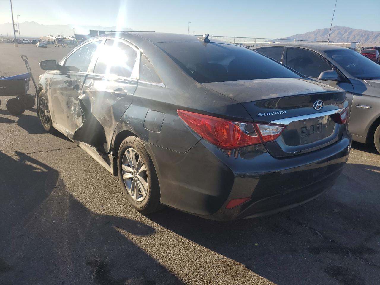 2014 Hyundai Sonata VIN 5NPEB4AC7EH920217 Copart auction photo, side damage thumbnail 2