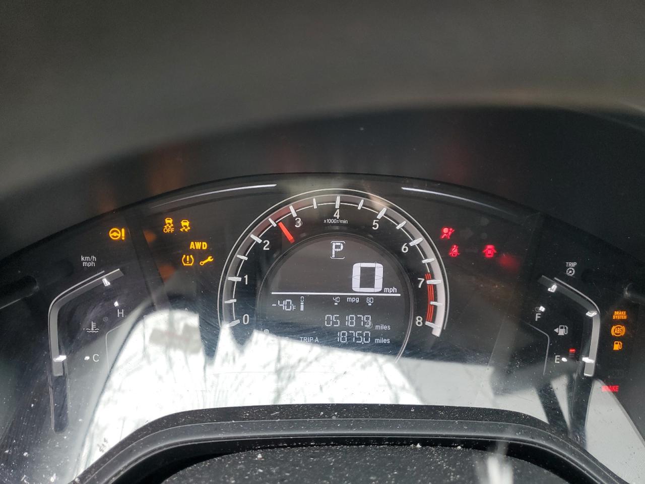 2018 Honda CR-V VIN 2HKRW6H35JH230550 Copart auction photo, front end damage thumbnail 9