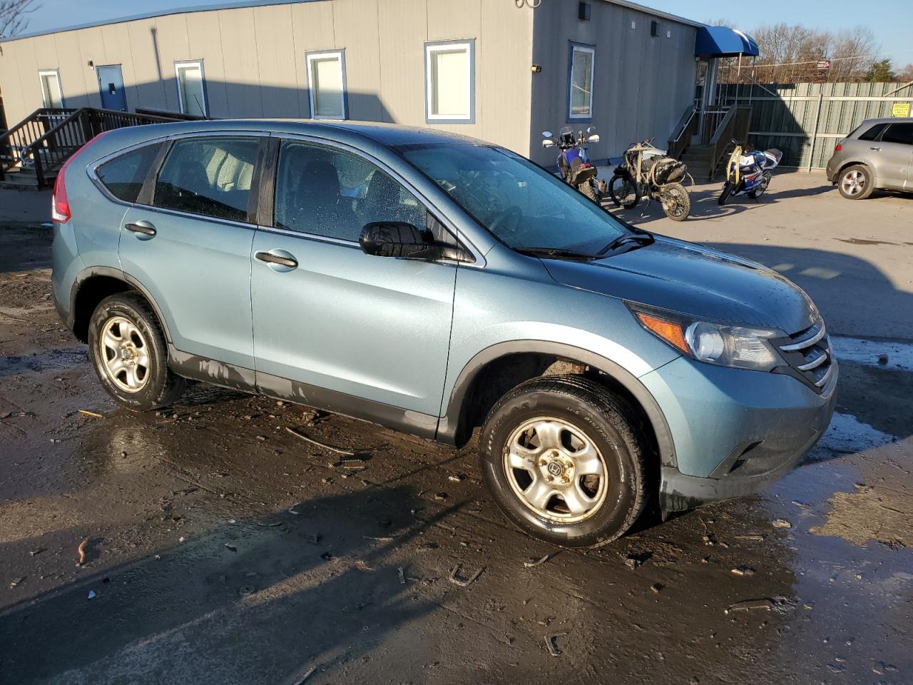 2014 Honda CR-V VIN 2HKRM4H33EH681959 Copart auction photo, side damage thumbnail 4
