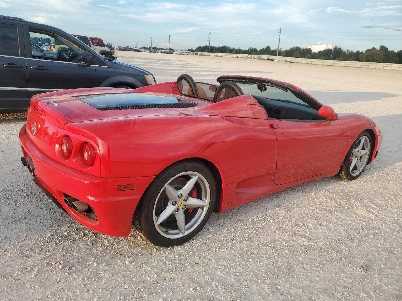 2001 Ferrari 360 VIN ZFFYT53A810122619 Copart auction photo, water/flood damage thumbnail 3