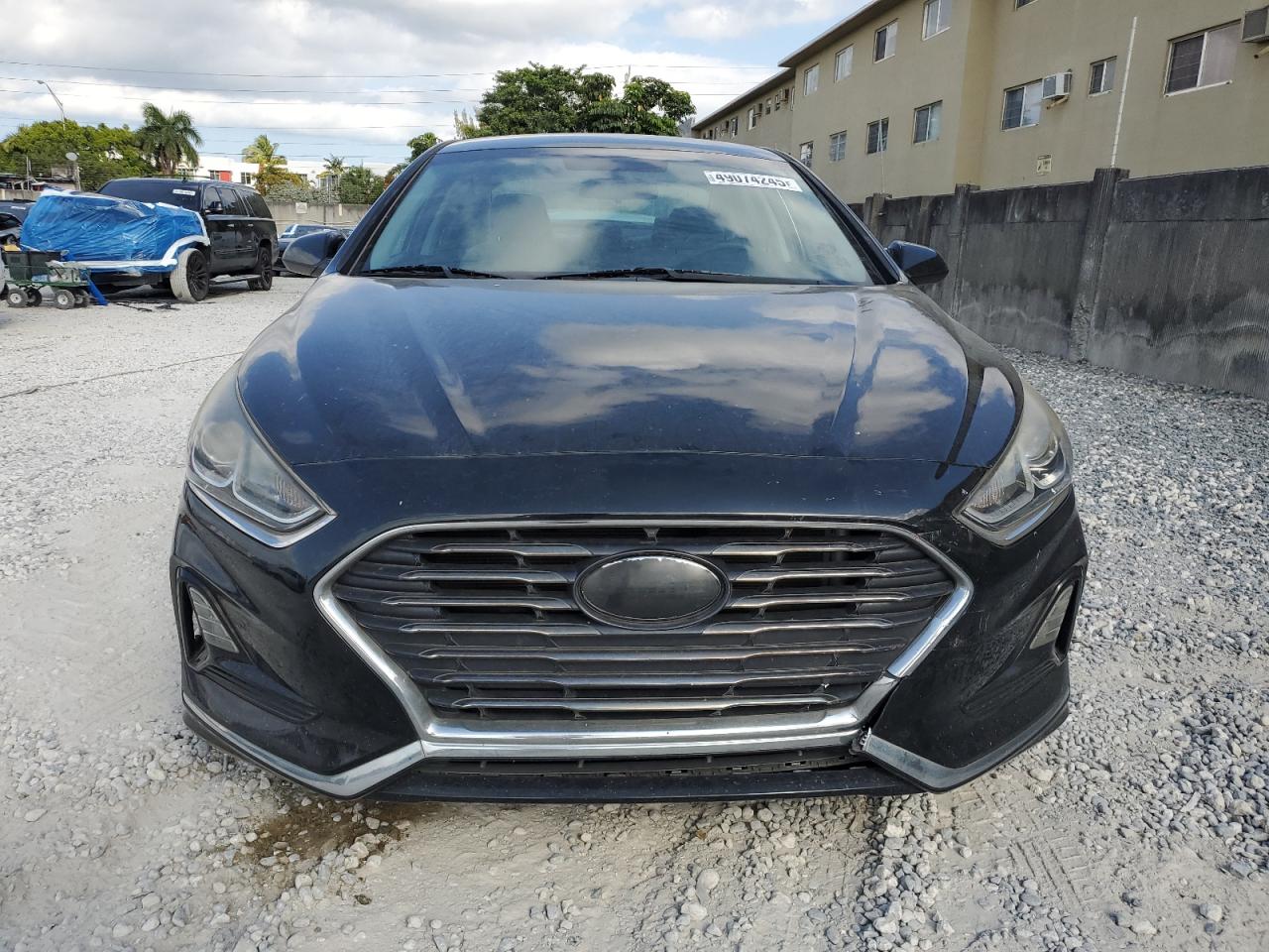 2018 Hyundai Sonata VIN 5NPE24AF1JH674687 Copart auction photo, rear end damage thumbnail 5