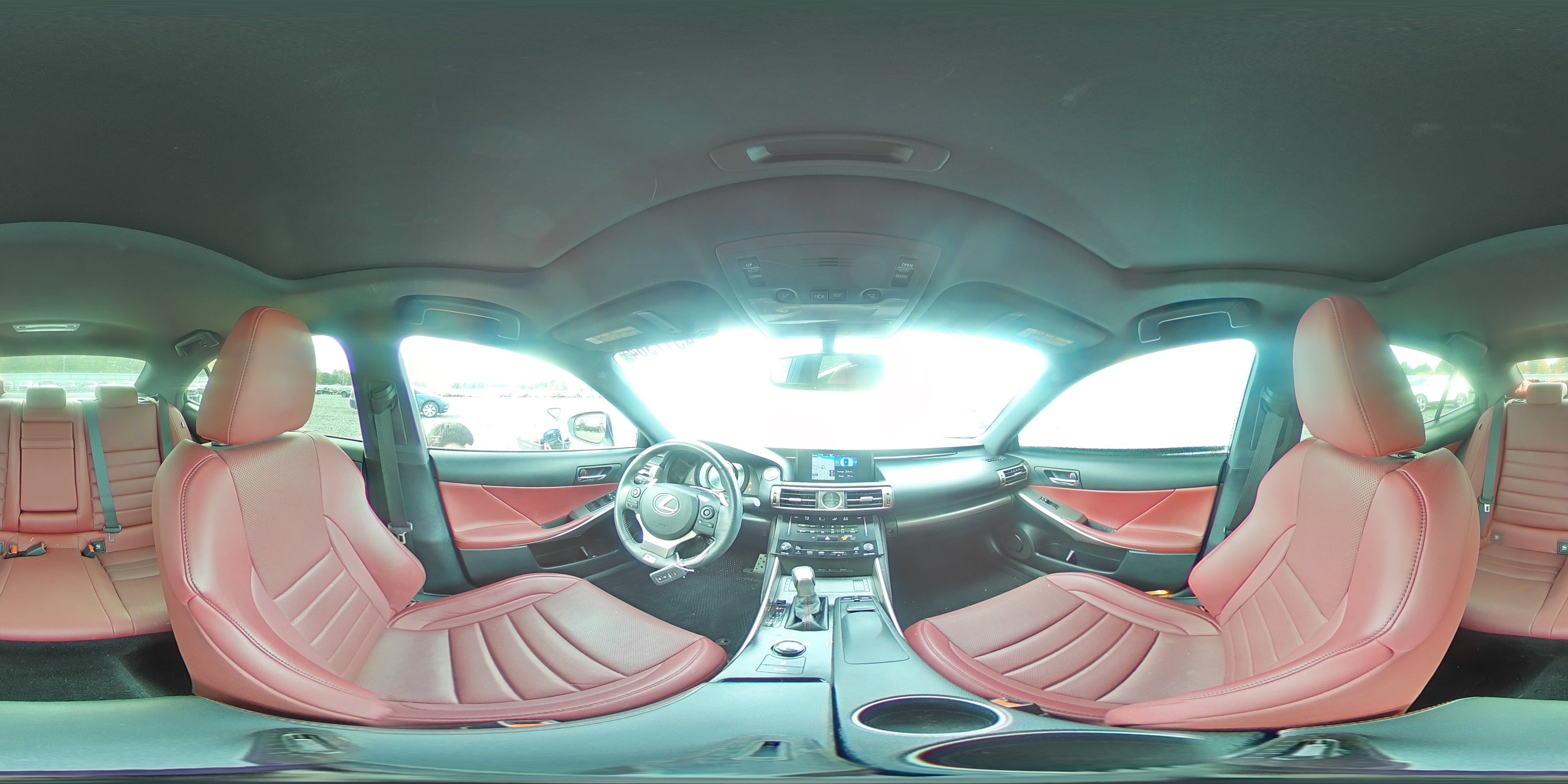 2014 Lexus IS VIN JTHBF1D28E5031868 Copart auction photo, side damage thumbnail 13
