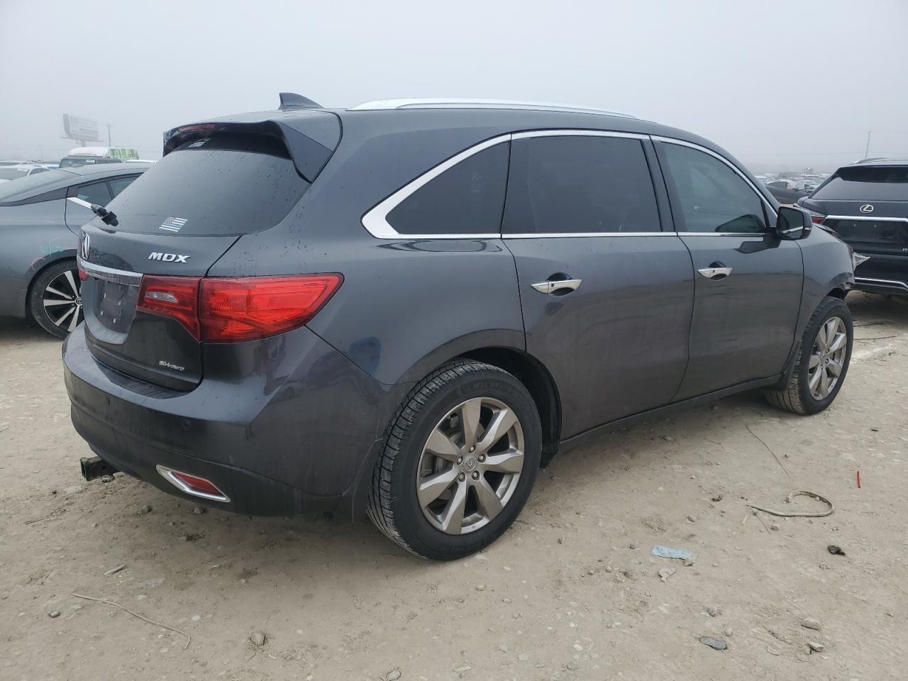 2015 Acura MDX VIN 5FRYD4H85FB029141 Copart auction photo, front end damage thumbnail 3