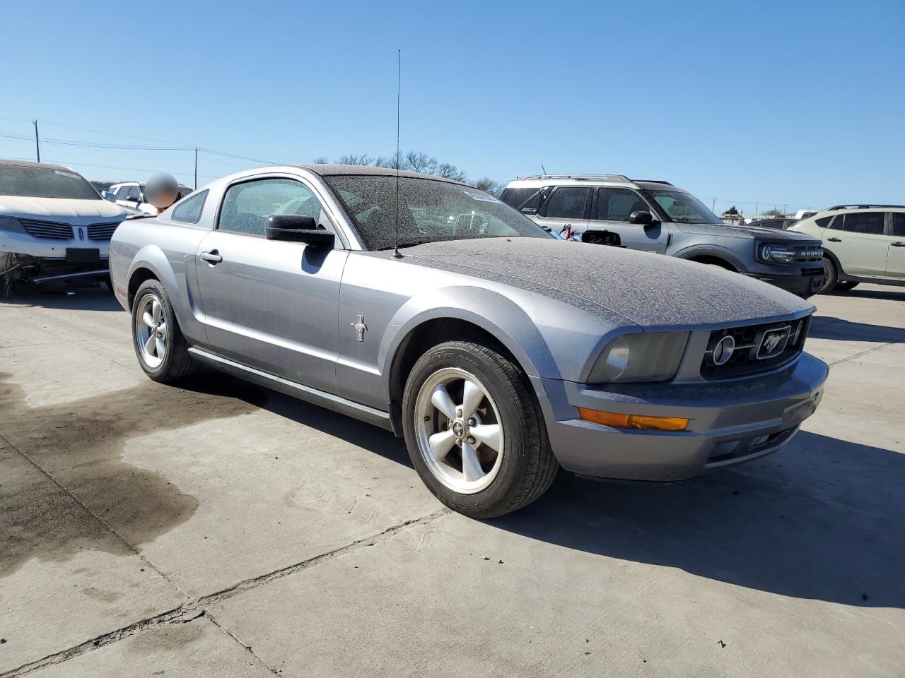 2007 Ford Mustang VIN 1ZVHT80N675218152 Copart auction photo, mechanical damage thumbnail 4
