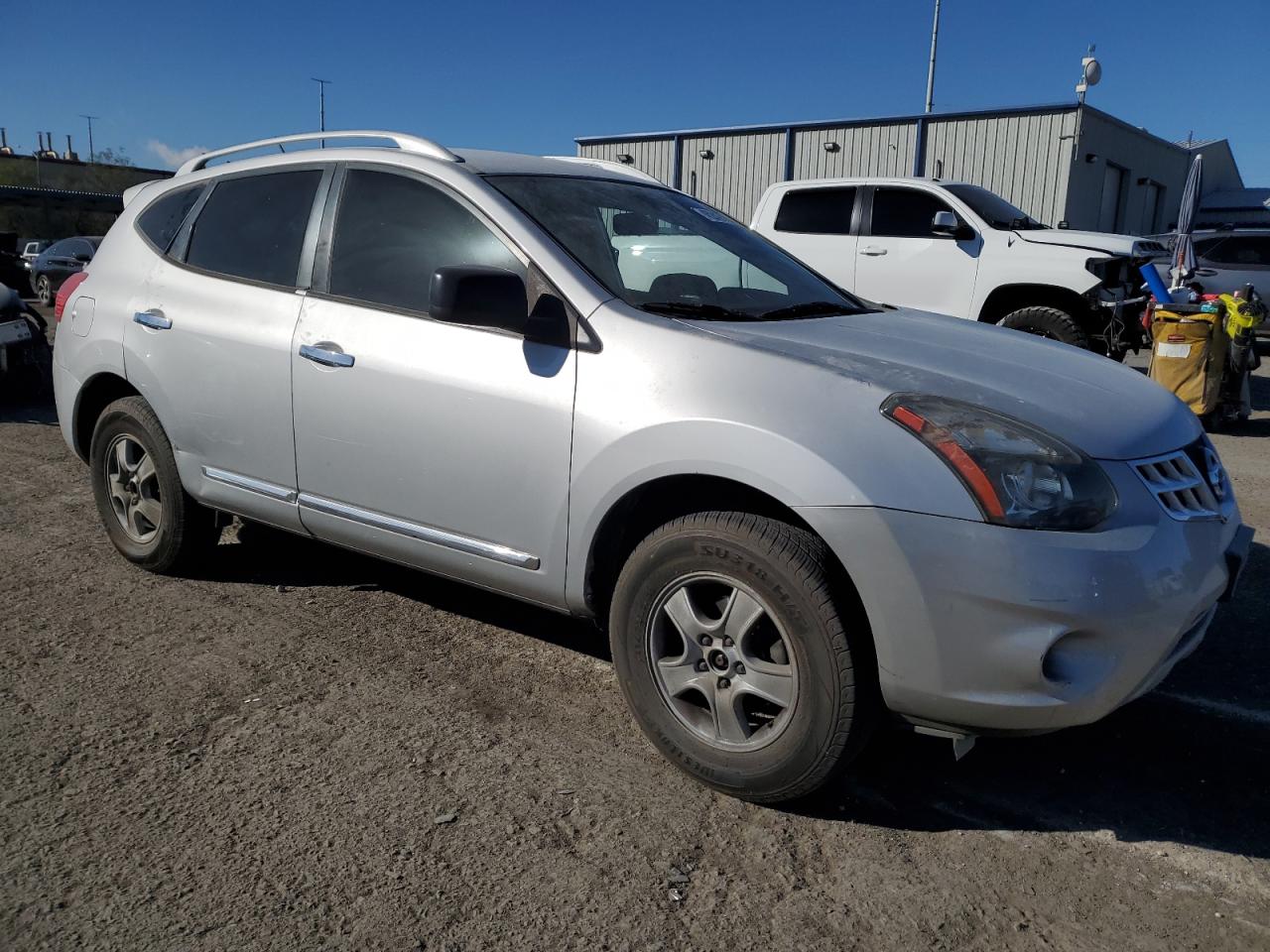 2015 Nissan Rogue VIN JN8AS5MT7FW660689 Copart auction photo, rear end / side damage thumbnail 4