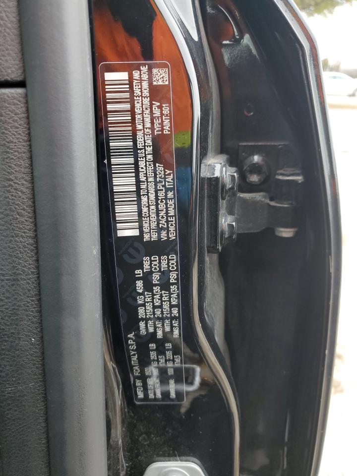 2020 Jeep Renegade VIN ZACNJBC16LPL73297 Copart auction photo, all over damage thumbnail 12