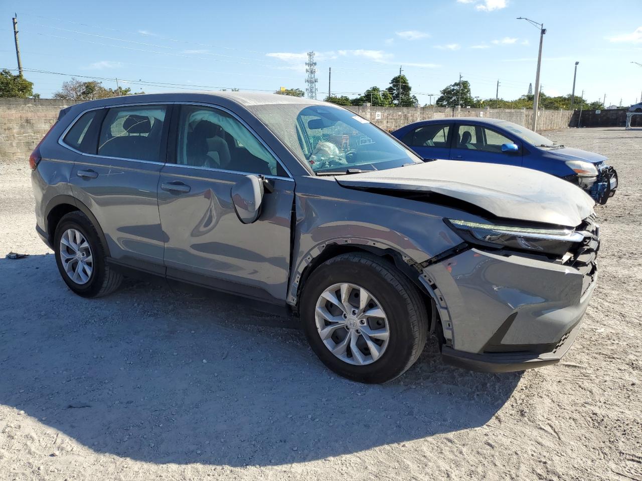 2024 Honda CR-V VIN 2HKRS3H27RH317587 Copart auction photo, all over damage thumbnail 4