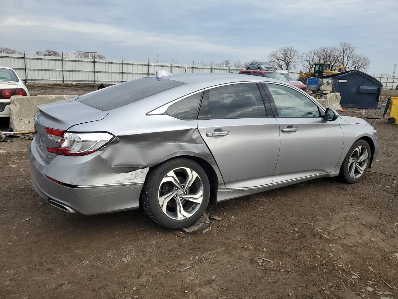 2020 Honda Accord VIN 1HGCV2F57LA010960 Copart auction photo, rear end damage thumbnail 3