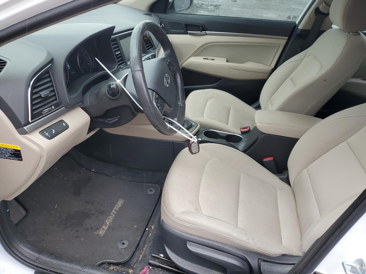2017 Hyundai Elantra VIN 5NPD84LF9HH036706 Copart auction photo, side damage thumbnail 7