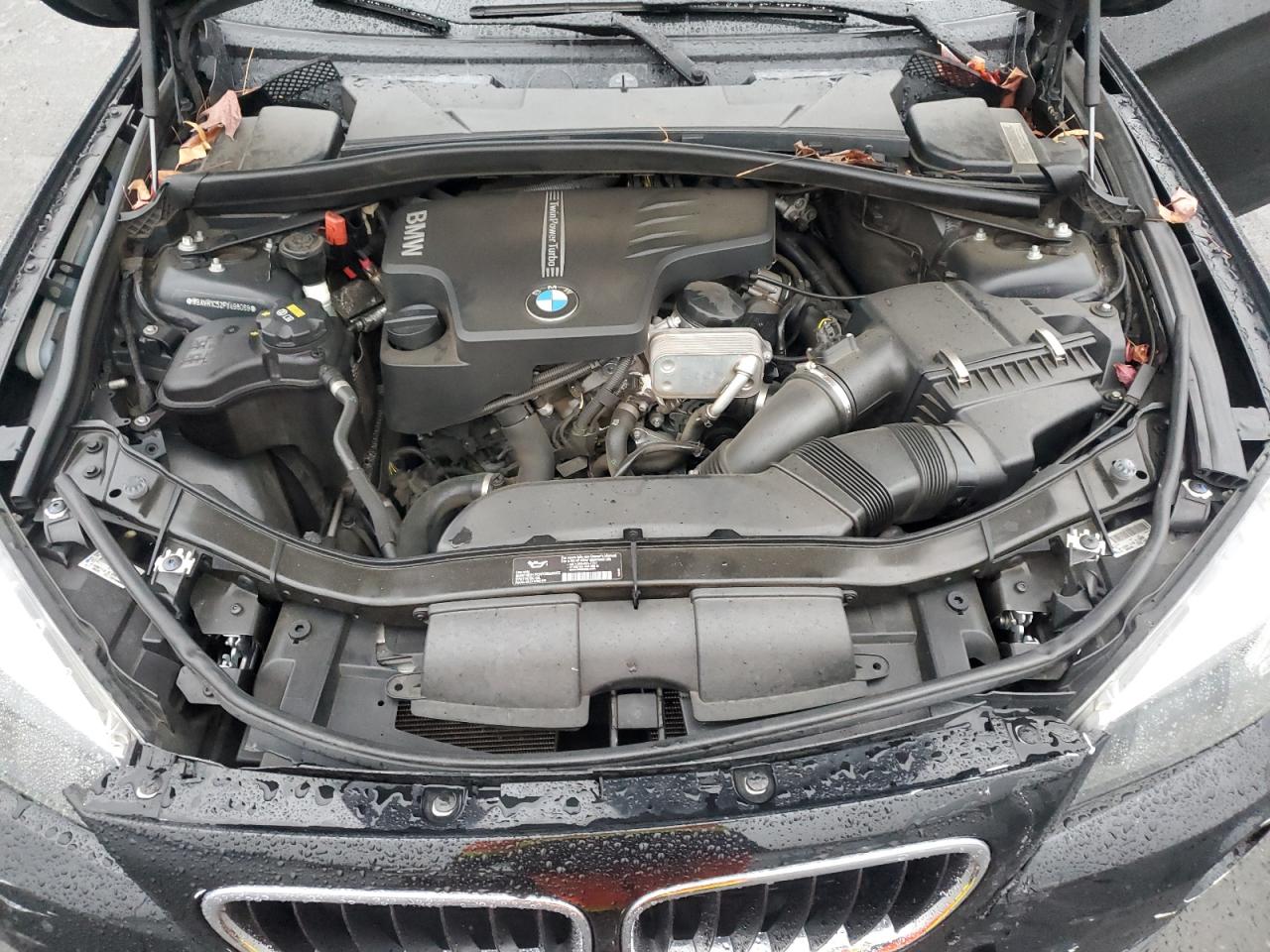 2015 BMW X1 VIN WBAVM1C52FV498069 Copart auction photo, front end / side damage thumbnail 12
