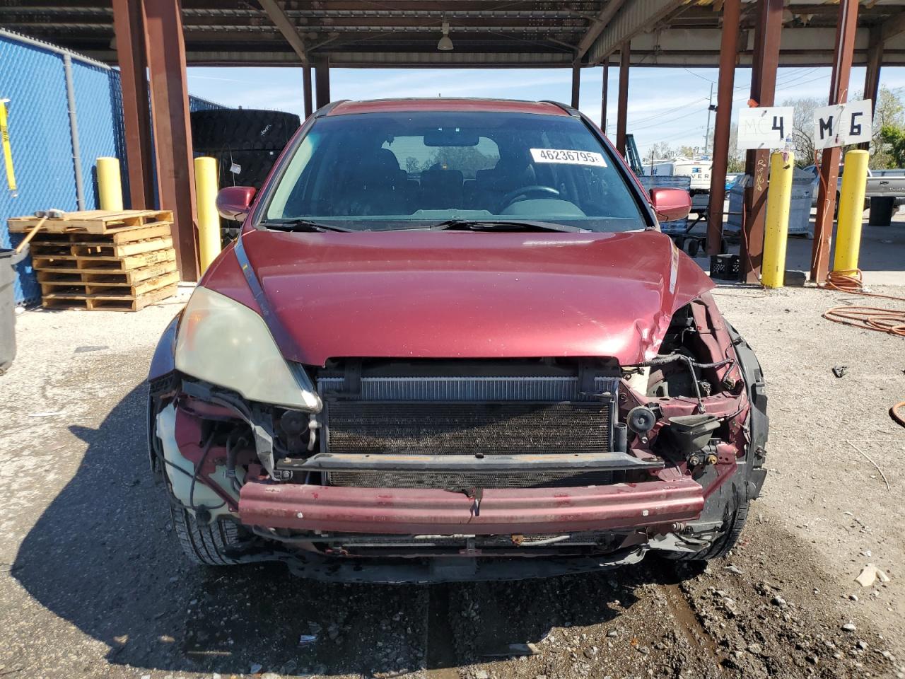 2008 Honda CR-V VIN 5J6RE48718L016164 Copart auction photo, front end damage thumbnail 5