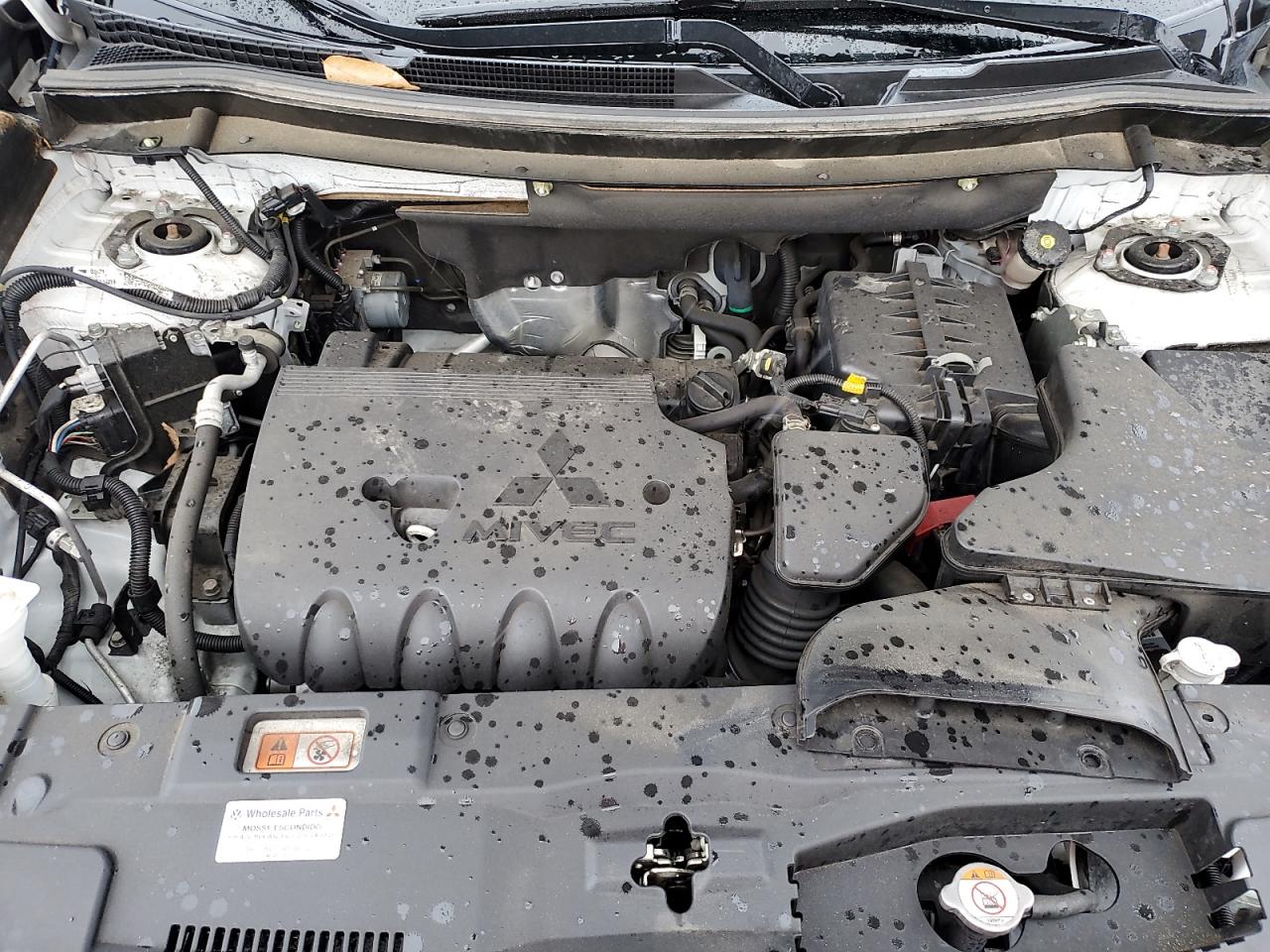 2019 Mitsubishi Outlander VIN JA4AD2A30KZ007102 Copart auction photo, front end damage thumbnail 12