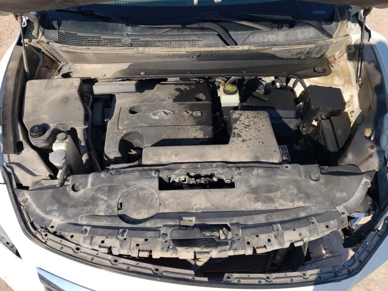 2013 Infiniti JX VIN 5N1AL0MM5DC351818 Copart auction photo, front end / undercarriage damage thumbnail 13