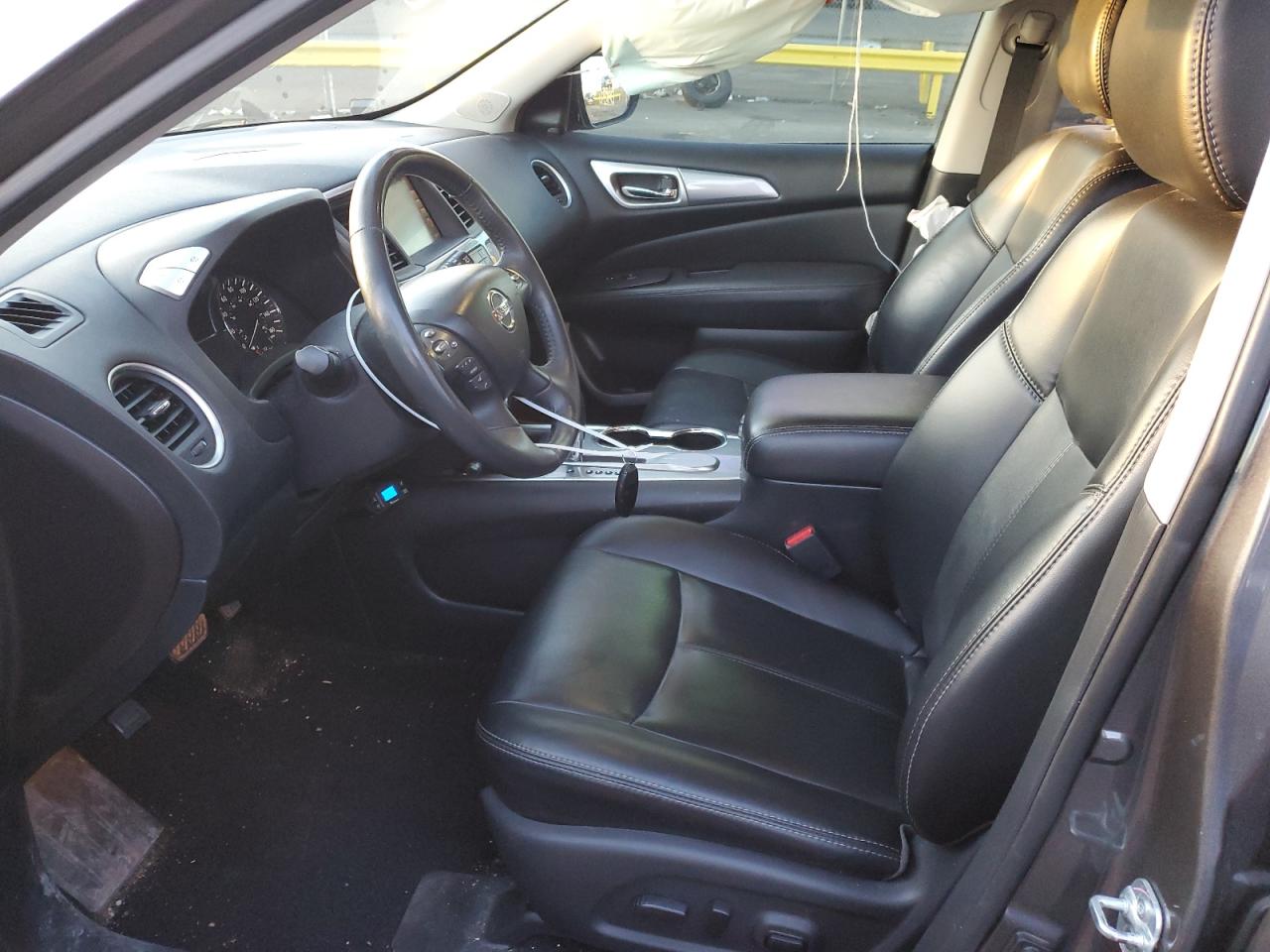 2017 Nissan Pathfinder VIN 5N1DR2MN7HC628796 Copart auction photo, side damage thumbnail 7