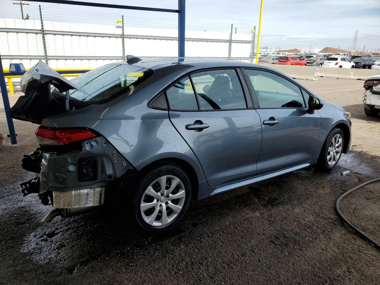 2021 Toyota Corolla VIN 5YFEPMAE2MP222246 Copart auction photo, rear end / minor dent/scratches damage thumbnail 3