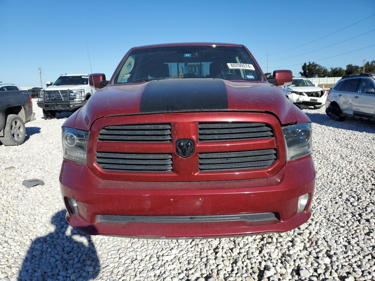 2015 RAM 1500 VIN 1C6RR7HT8FS552256 Copart auction photo, side damage thumbnail 5