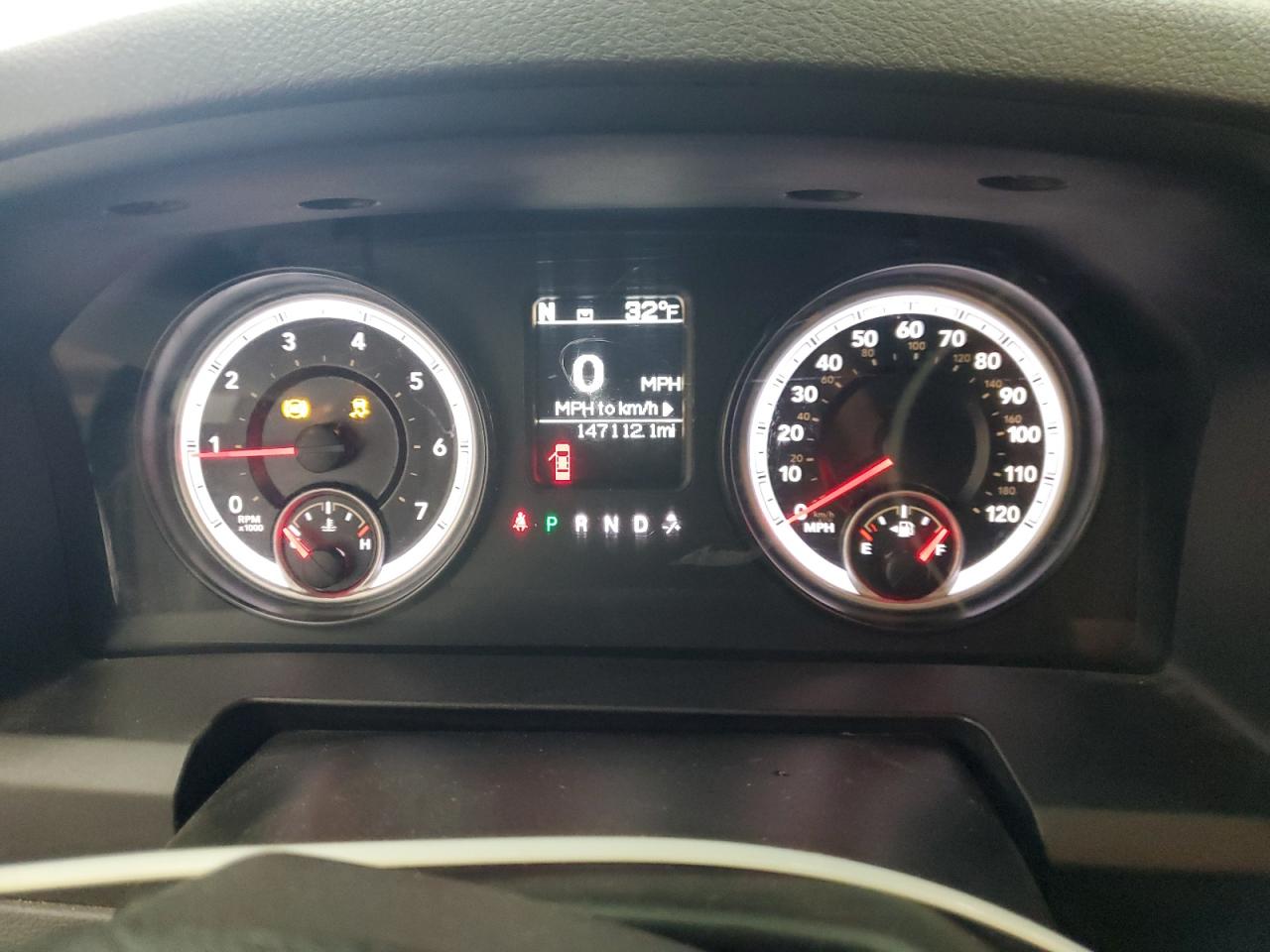 2014 RAM 1500 VIN 1C6RR7LT1ES251401 Copart auction photo, front end / rear end damage thumbnail 9