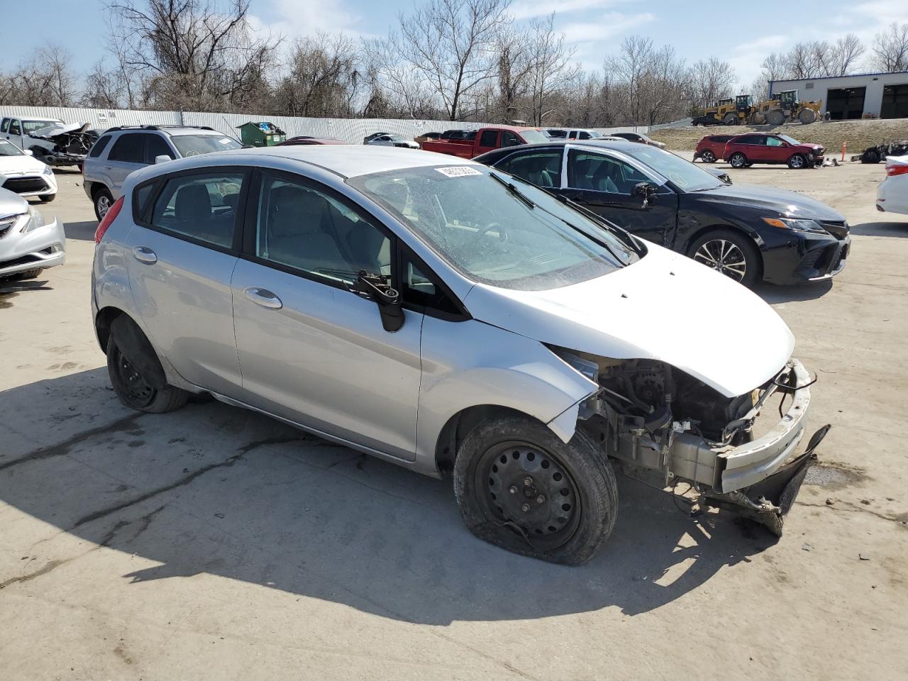 2012 Ford Fiesta VIN 3FADP4EJ0CM156729 Copart auction photo, front end damage thumbnail 4
