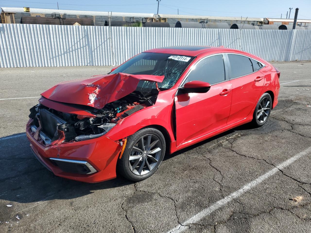 2019 Honda Civic VIN JHMFC1F3XKX011752