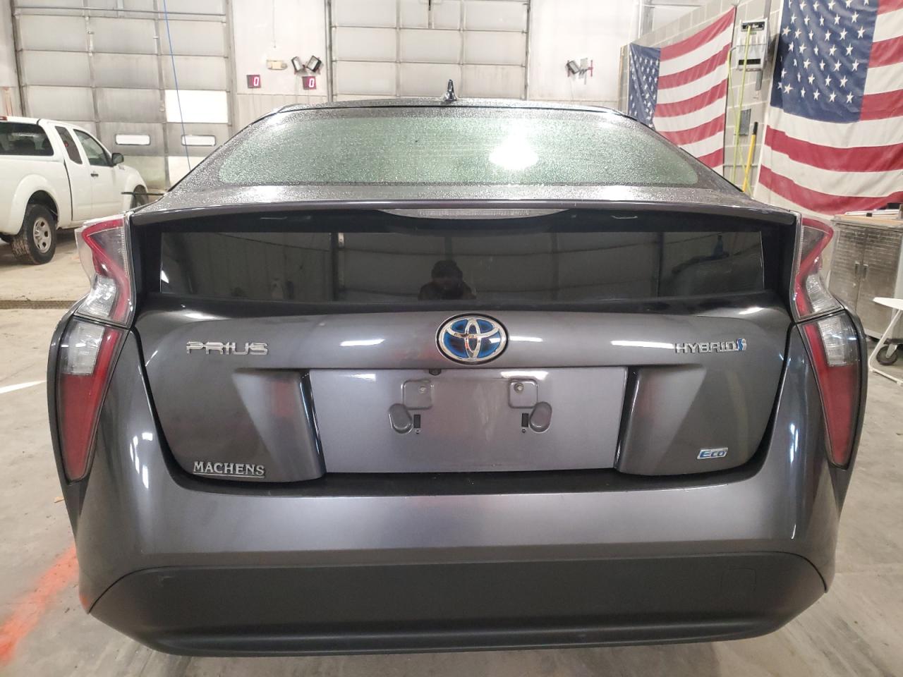 2017 Toyota Prius VIN JTDKARFU6H3041683 Copart auction photo, front end / side damage thumbnail 6