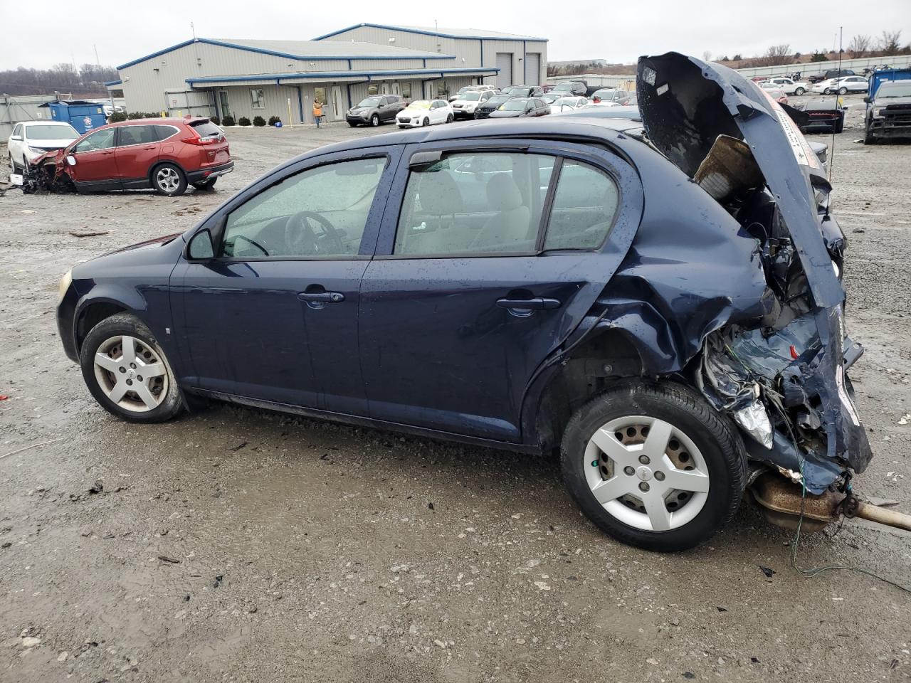 2008 Chevrolet Cobalt VIN 1G1AL58FX87151635 Copart auction photo, rear end damage thumbnail 2