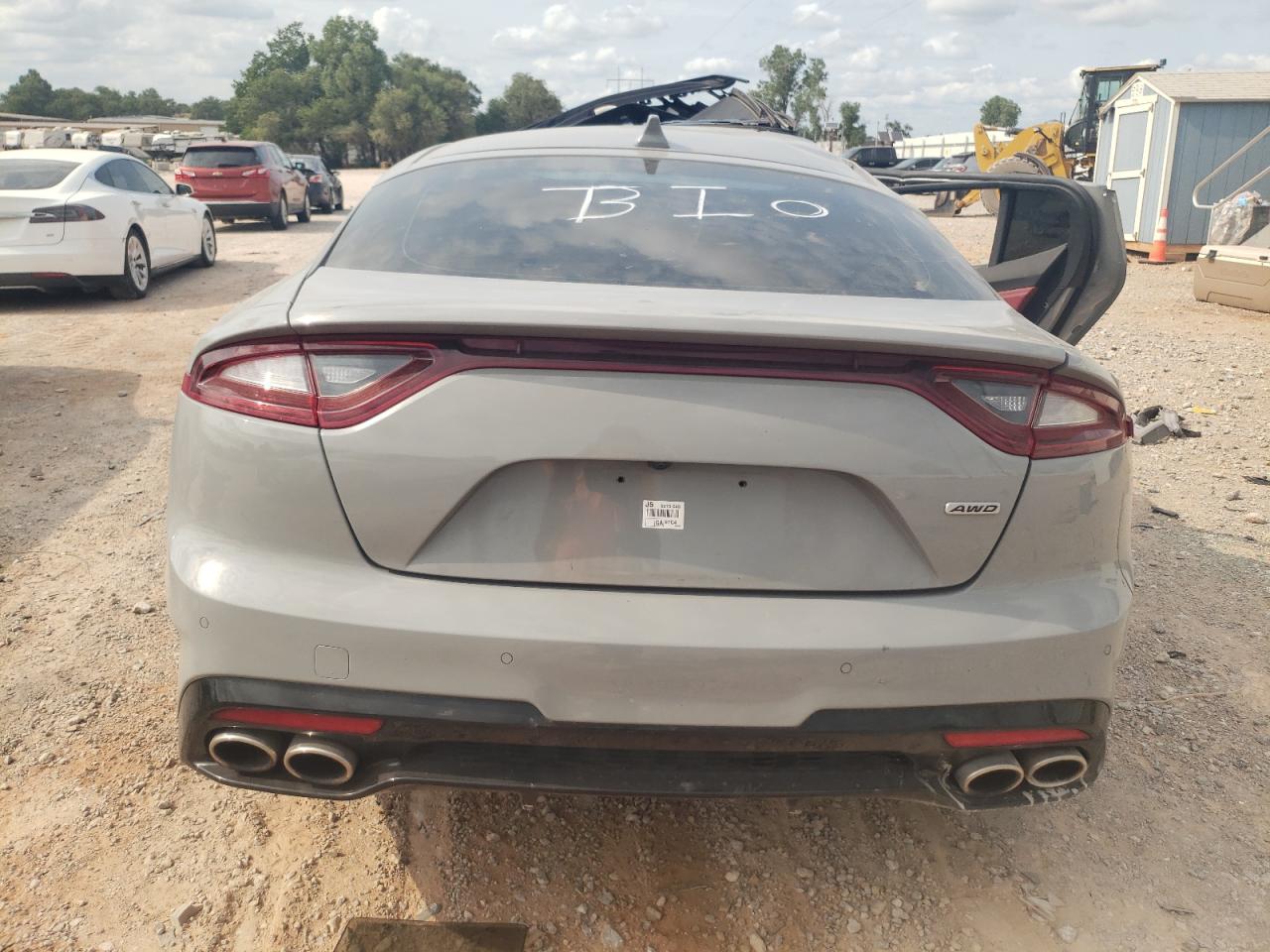 2021 KIA Stinger VIN KNAE45LC6M6092955 Copart auction photo, rollover damage thumbnail 6