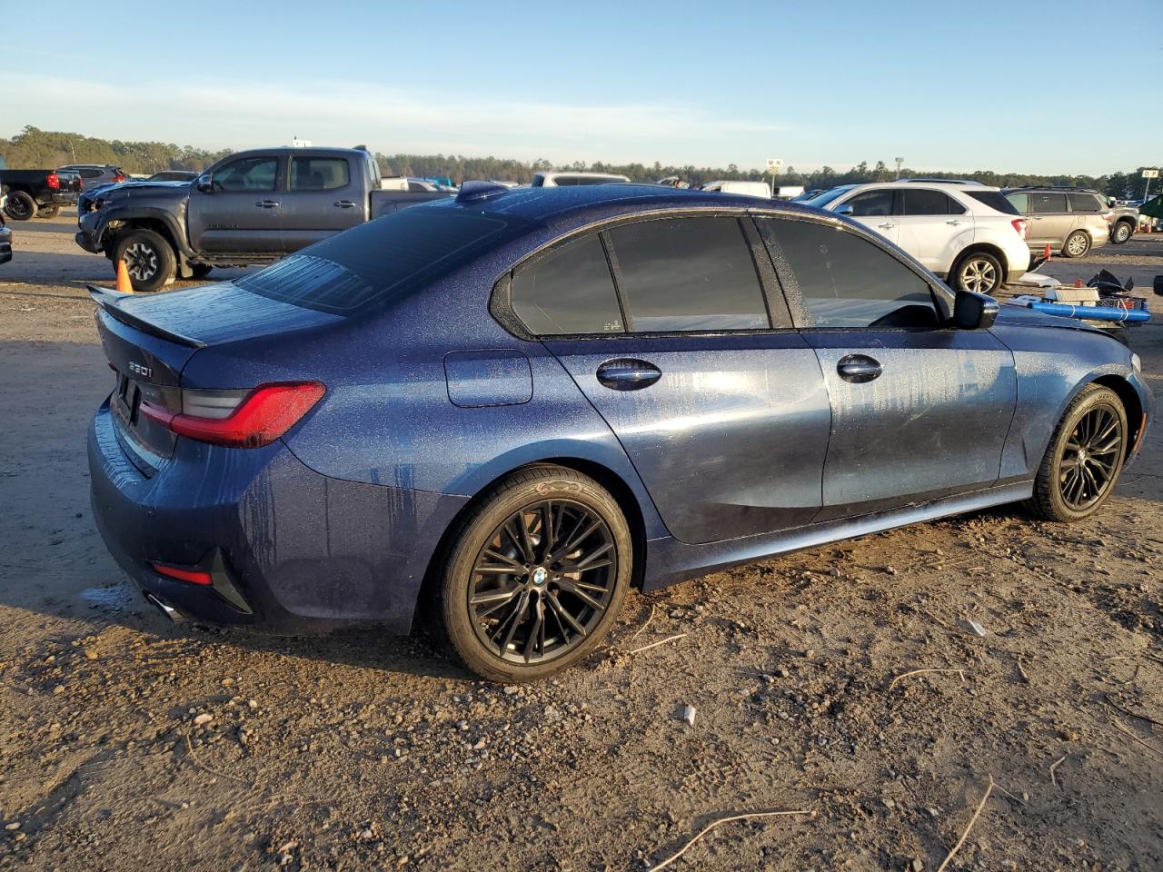 2020 BMW 3er VIN WBA5R7C07LFH53347 Copart auction photo, front end damage thumbnail 3