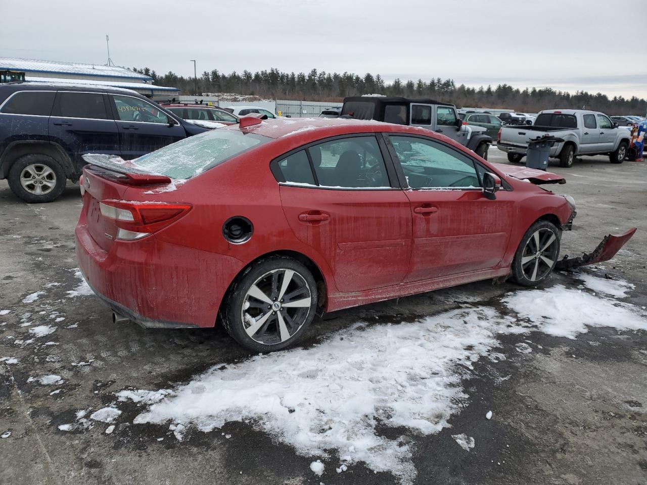 2017 Subaru Impreza VIN 4S3GKAM67H3616477 Copart auction photo, front end damage thumbnail 3